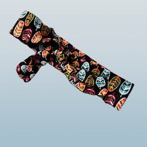 Black Feathers Knot Headband (2) HANDMADE